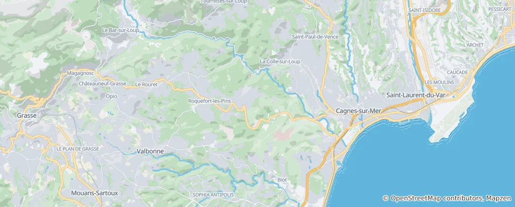 Mapa De Villeneuve-Loubet