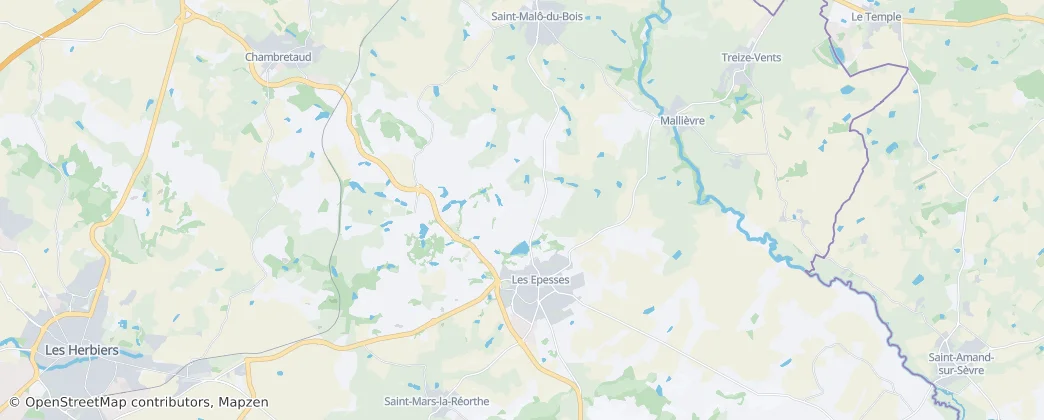 Les Epesses — 地图