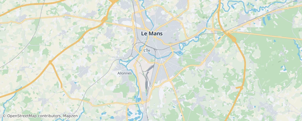 Le Mans — Harita