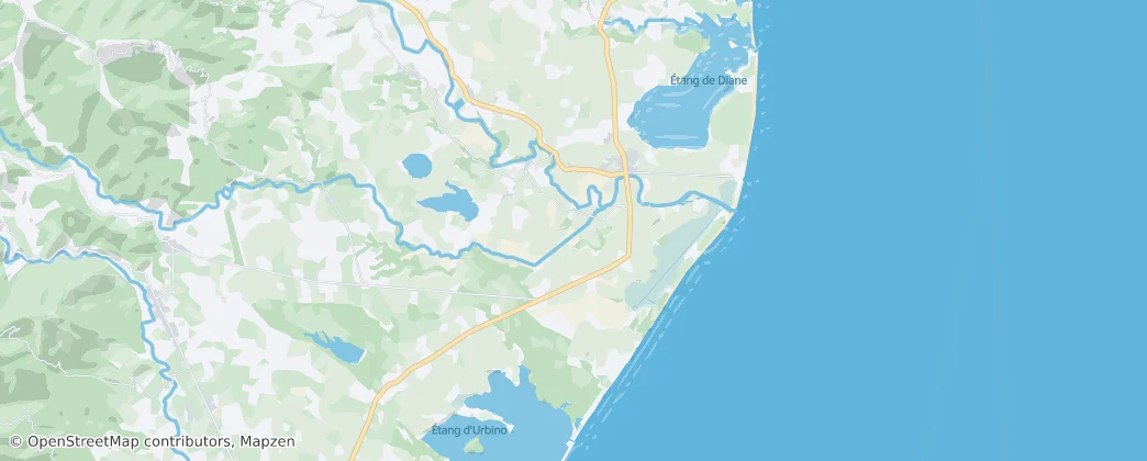 Mapa Aléria