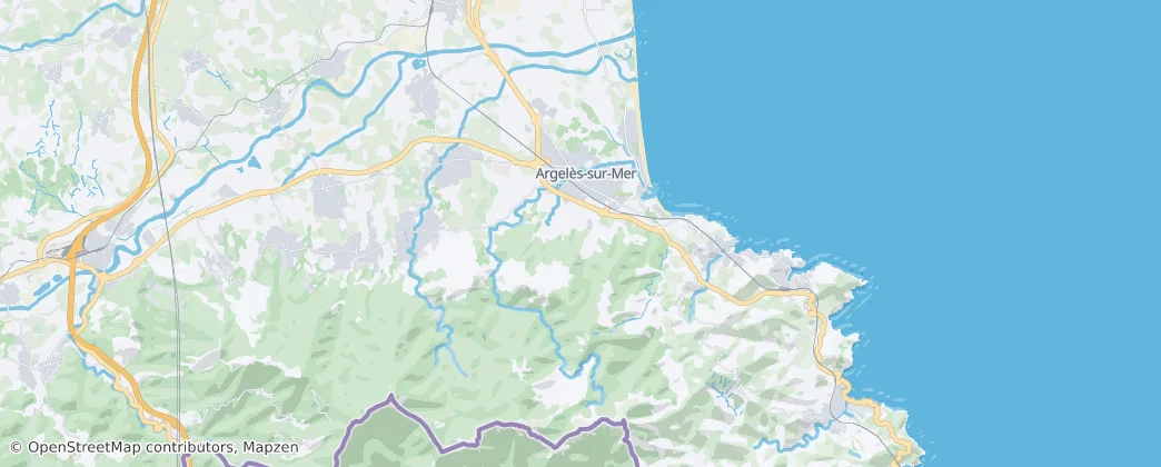 Argelès-sur-Mer — Mappa