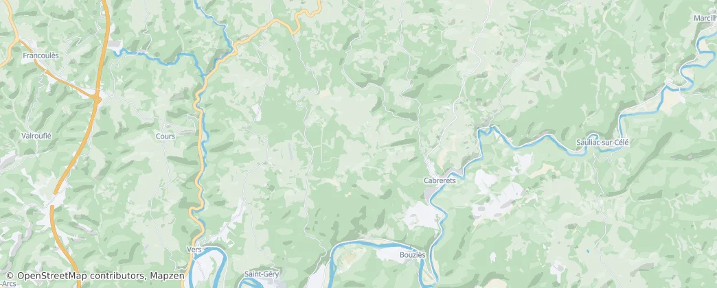 Cabrerets — Map