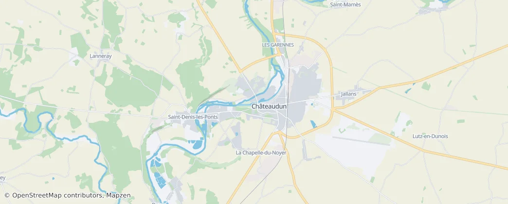 Carte de Châteaudun