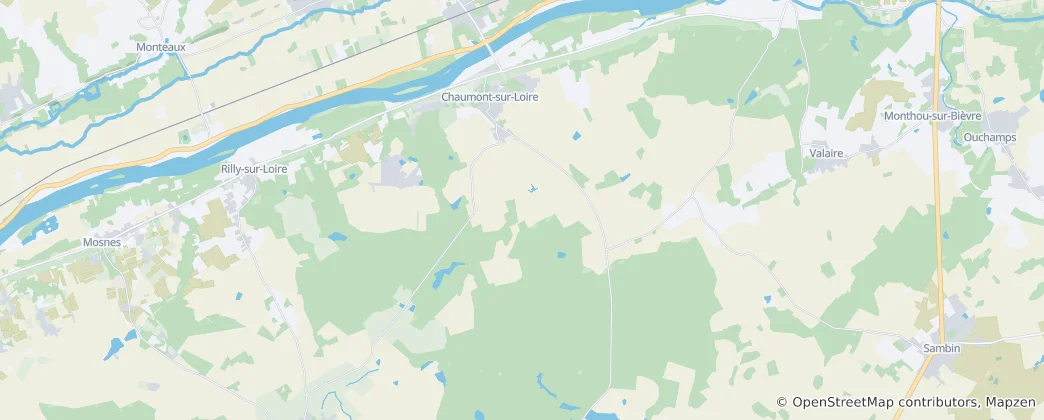 Mapa De Chaumont-sur-Loire