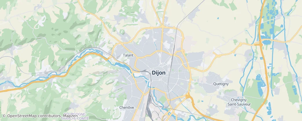 Dijon — mapa