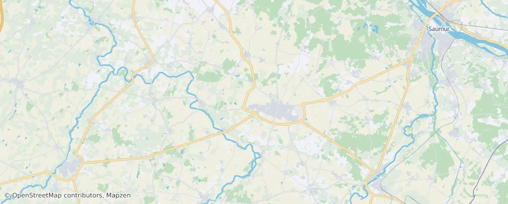 Doué-en-Anjou — Térkép