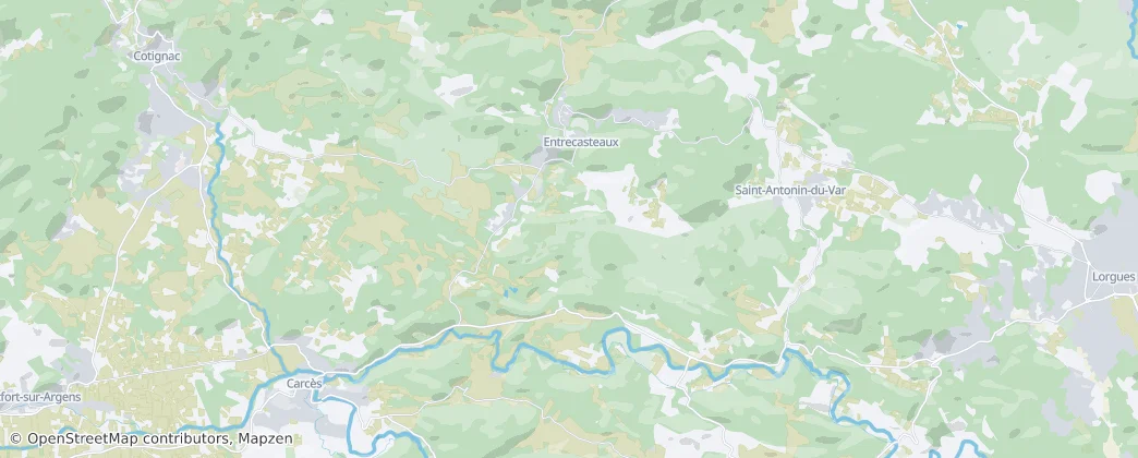 Entrecasteaux — mapa