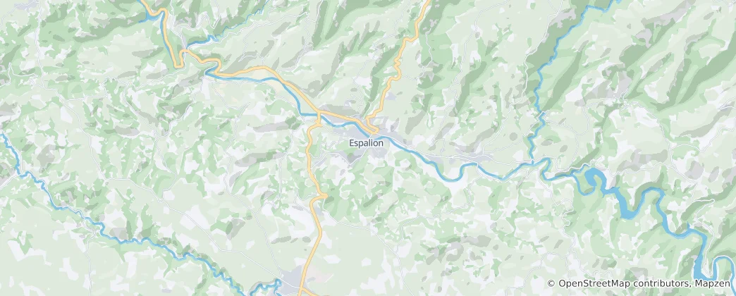 Mapa Espalion