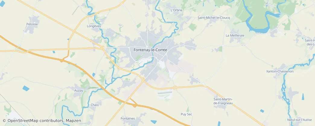 Fontenay-le-Comte — 地图