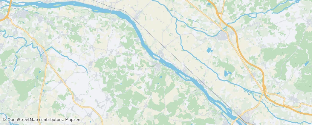 Gennes-Val-de-Loire — Mapa