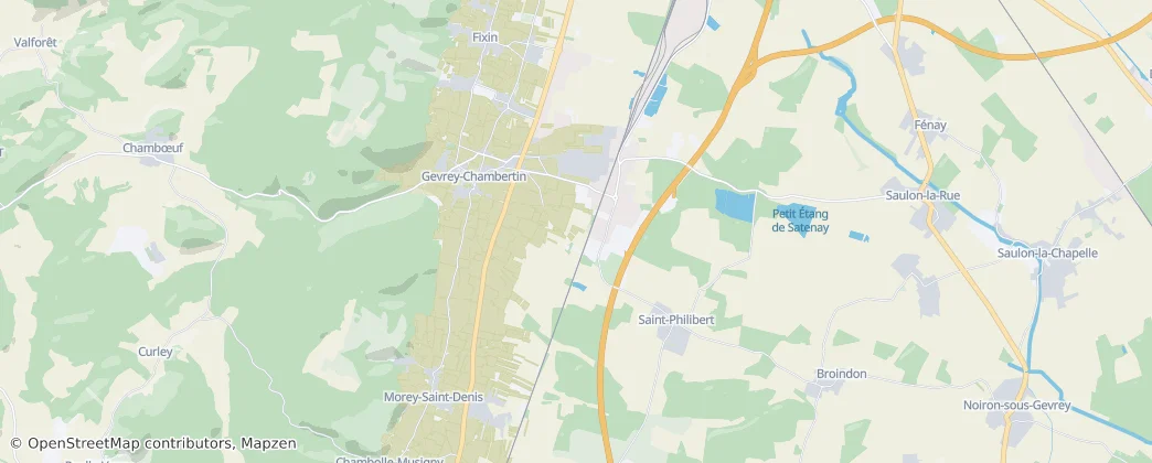 Gevrey-Chambertin — mapa