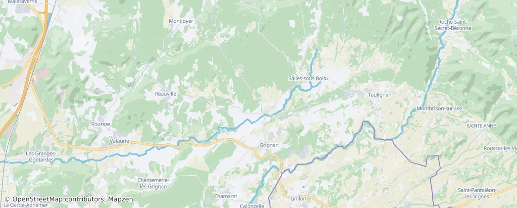 Map of Grignan