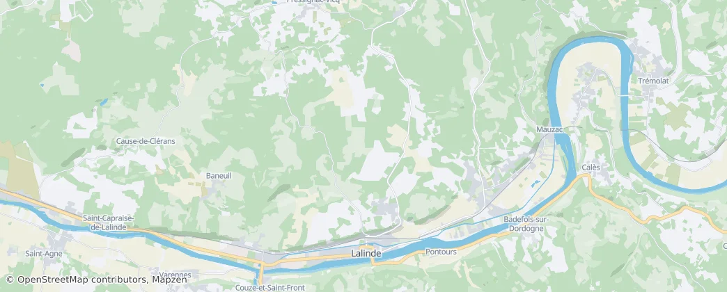 Lalinde — Mappa