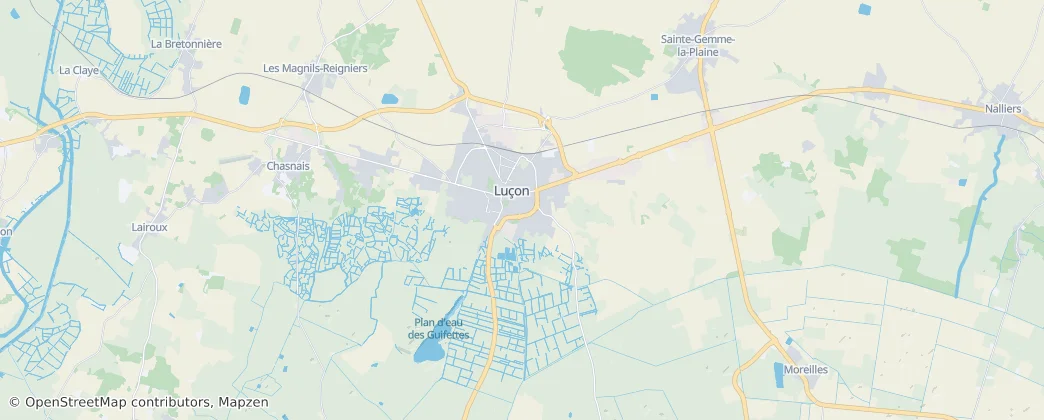 Luçon — 地图