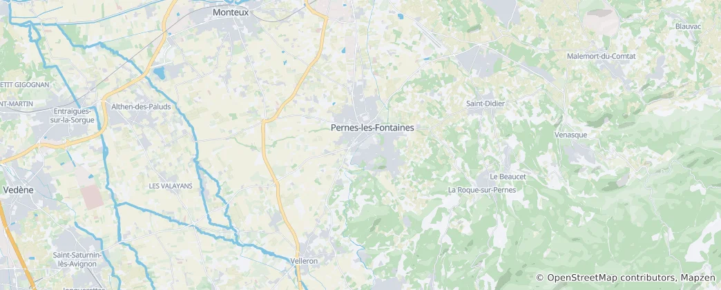 Mapa de Pernes-les-Fontaines