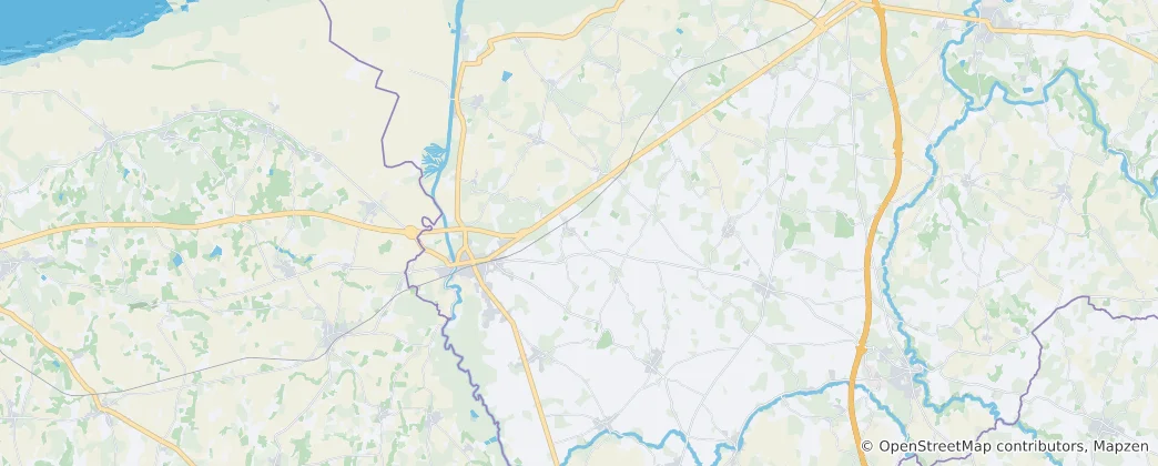 Mappa di Pontorson