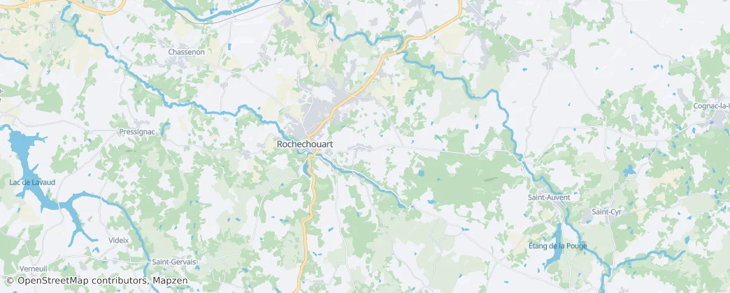 Rochechouart — mapa