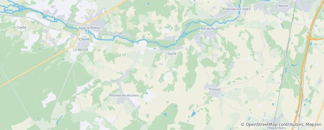 Mappa di Saché