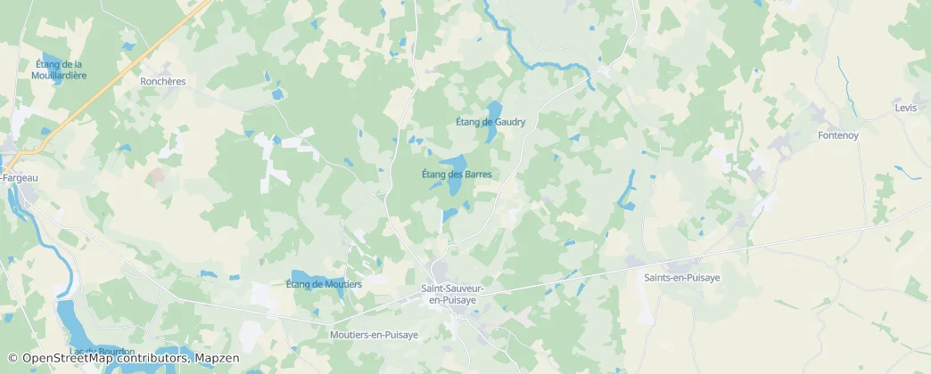 Saint-Sauveur-en-Puisaye — Harita