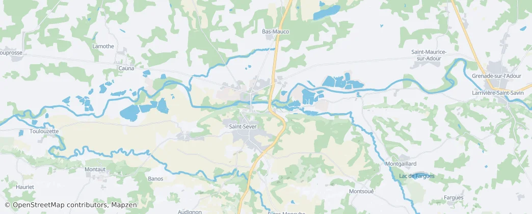 Saint-Sever — Mappa