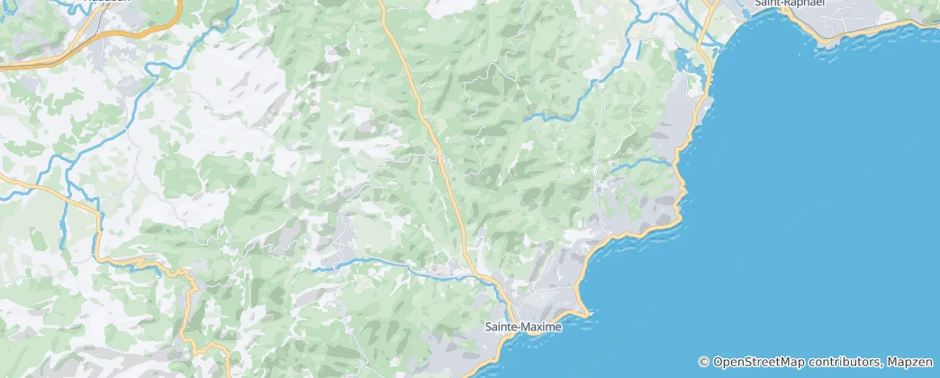 Sainte-Maxime 지도