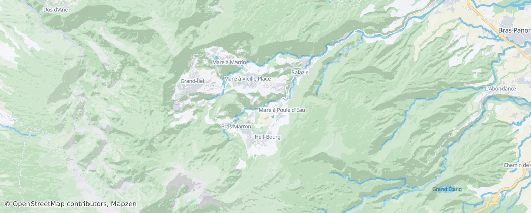 Salazie — Map