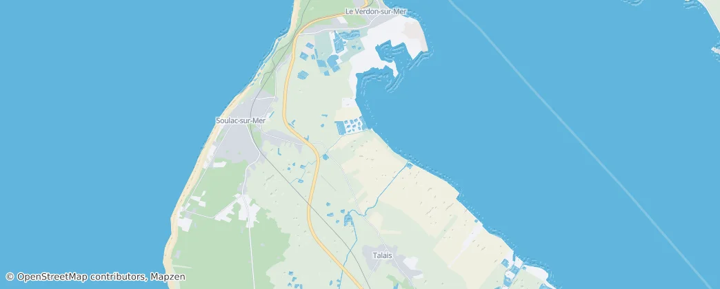Soulac-sur-Mer – Mapa
