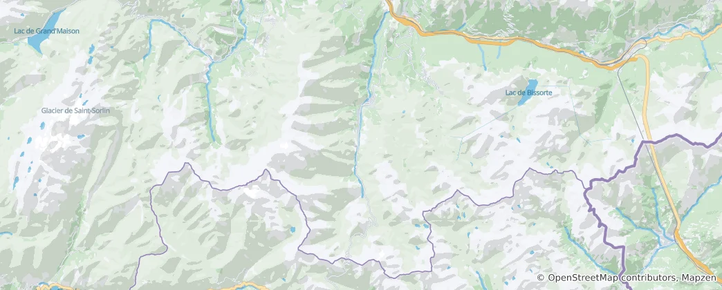 Mapa de Valloire