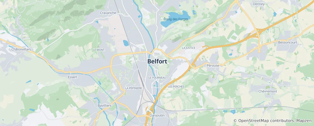 Belfort Haritası