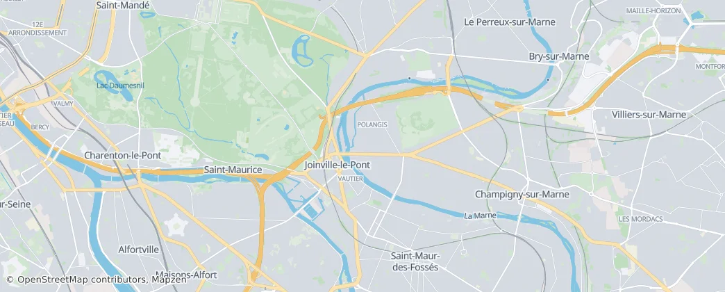 Joinville-le-Pont — Mappa