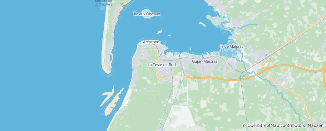 Mapa La Teste-de-Buch