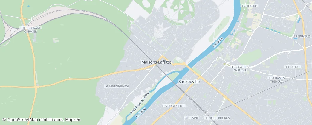 Maisons-Laffitte — 地图