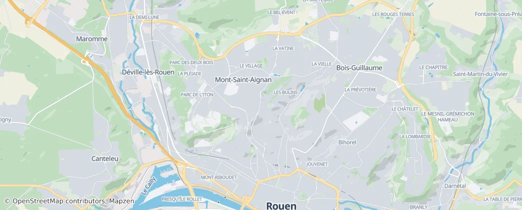 Mont-Saint-Aignan — карта