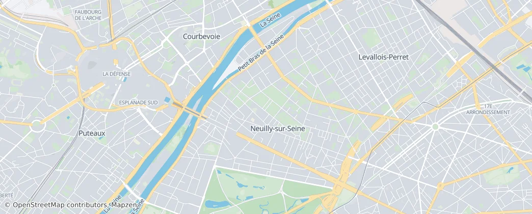 Neuilly-sur-Seine — Carte