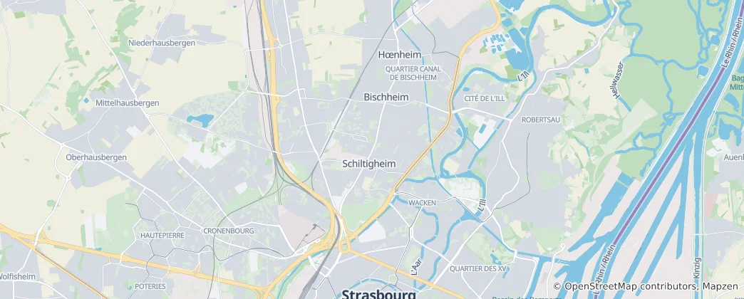 Map of Schiltigheim