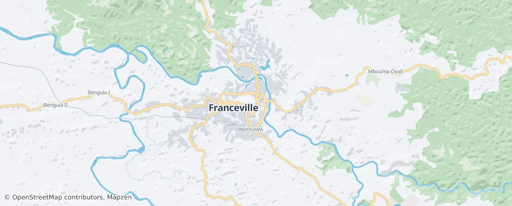 Franceville — Harita