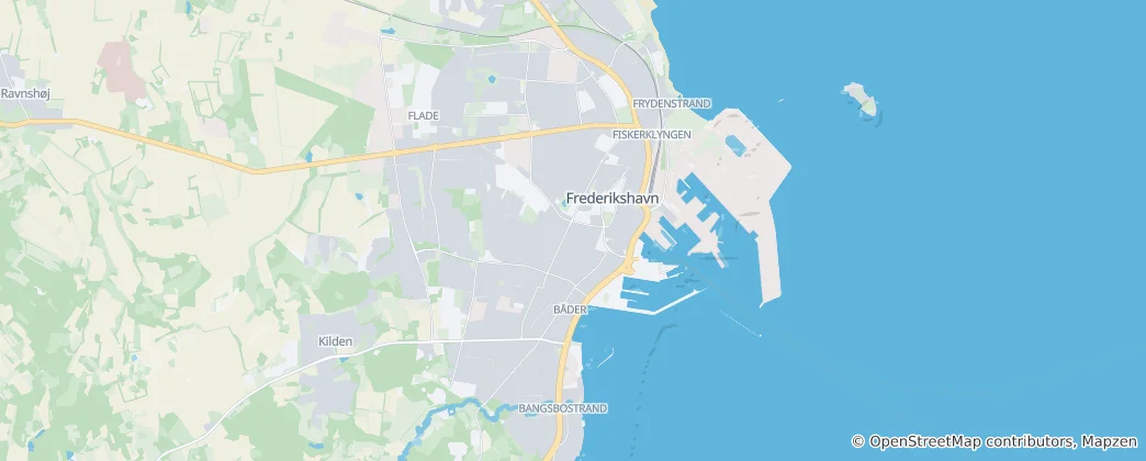 Map of Frederikshavn