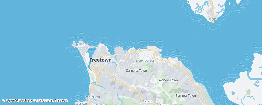 Freetown — Map