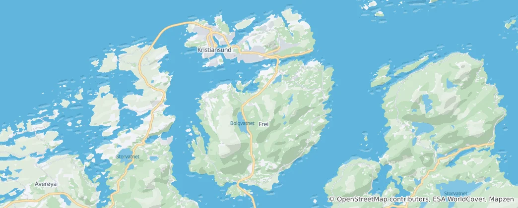 Mapa Frei