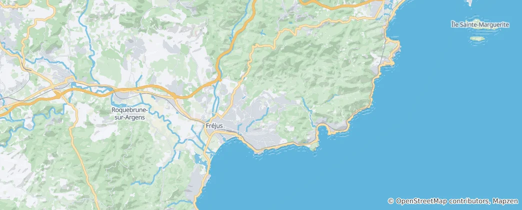 Fréjus Haritası