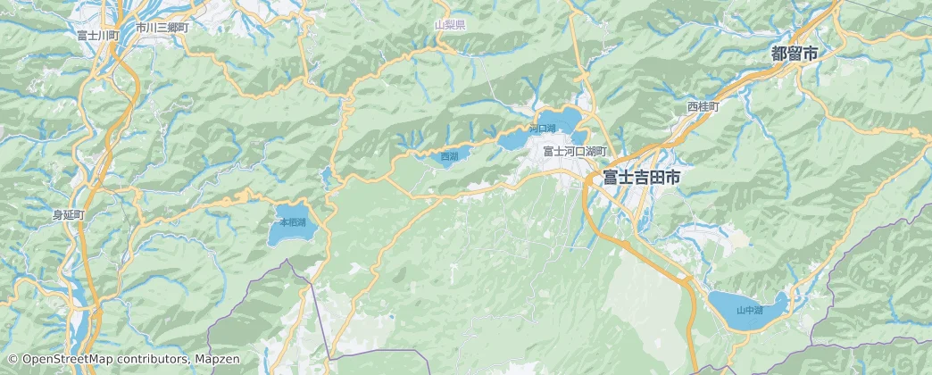 Fujikawaguchiko — Mapa