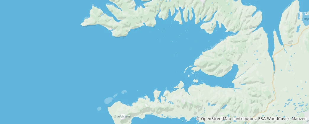 Mapa Breiðafjörður