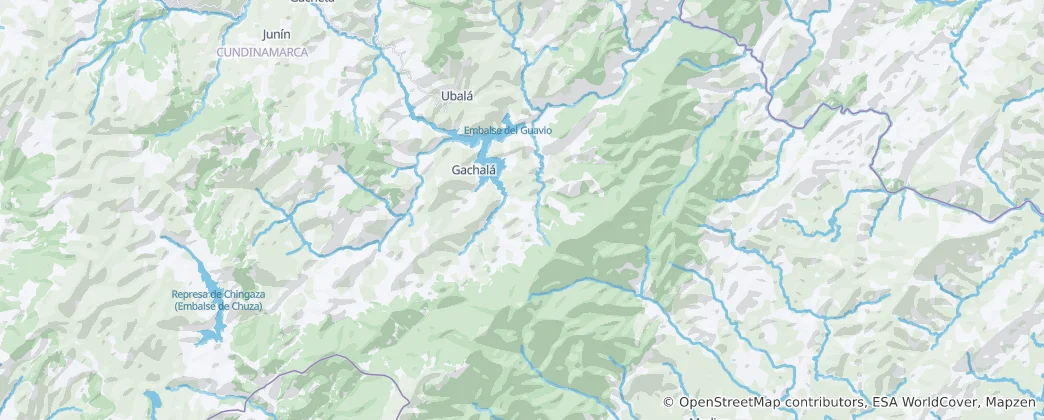 Mapa Gachalá