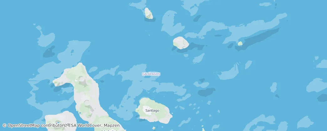 Îles Galápagos — Carte