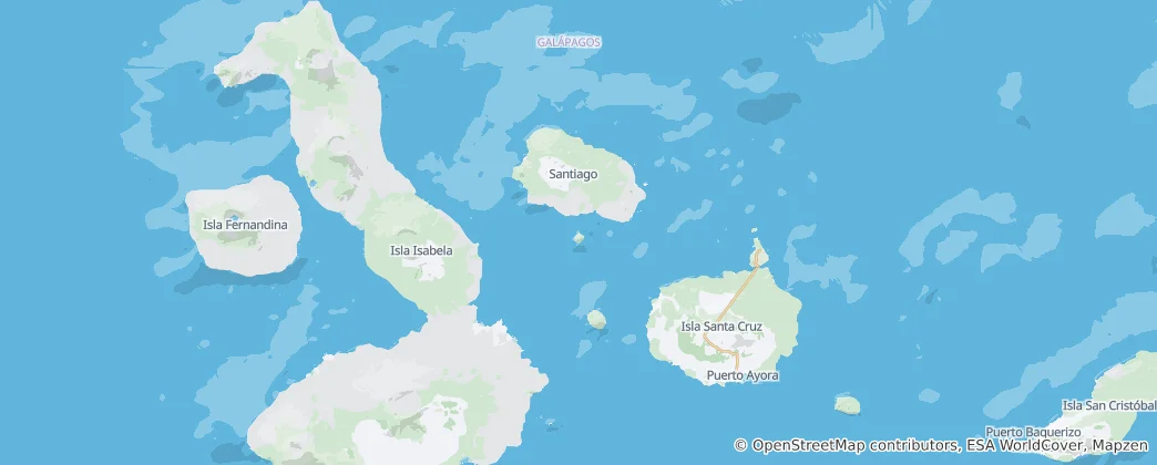 Mapa Galápagos Province