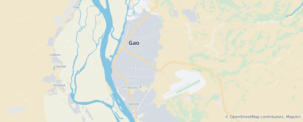 Map of Gao