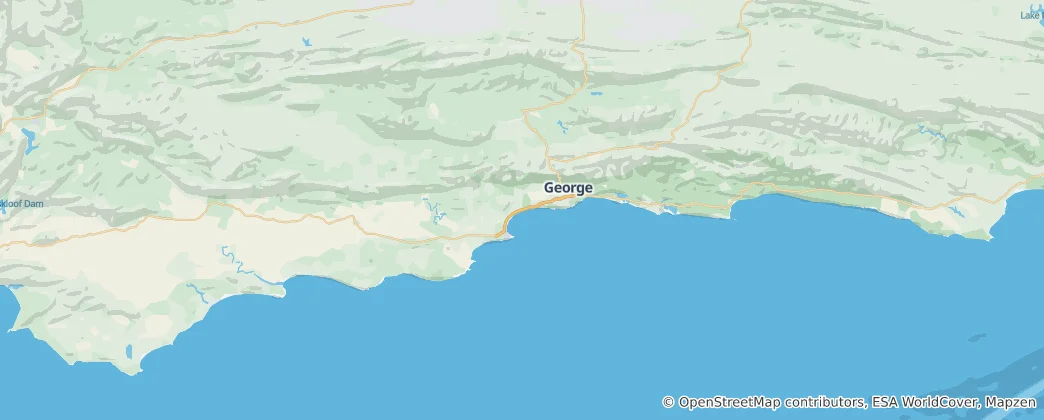 Map of Garden Route