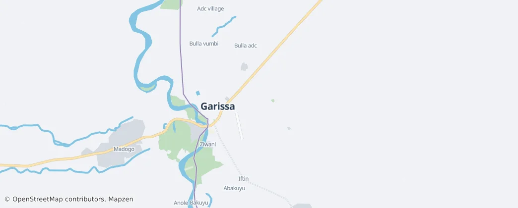Garissa — Mapa