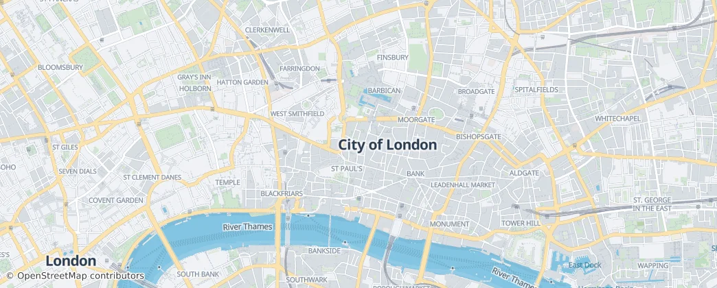 Mapa Westminster