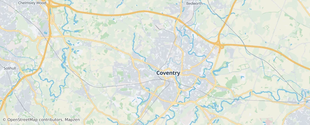 Coventry — 地图